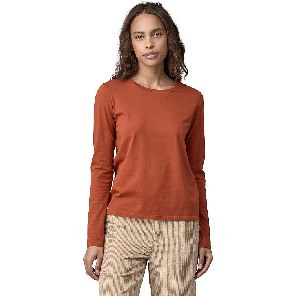 Women's Long-Sleeved Regenerative Organic Certified Cotton Tee - Image 8
