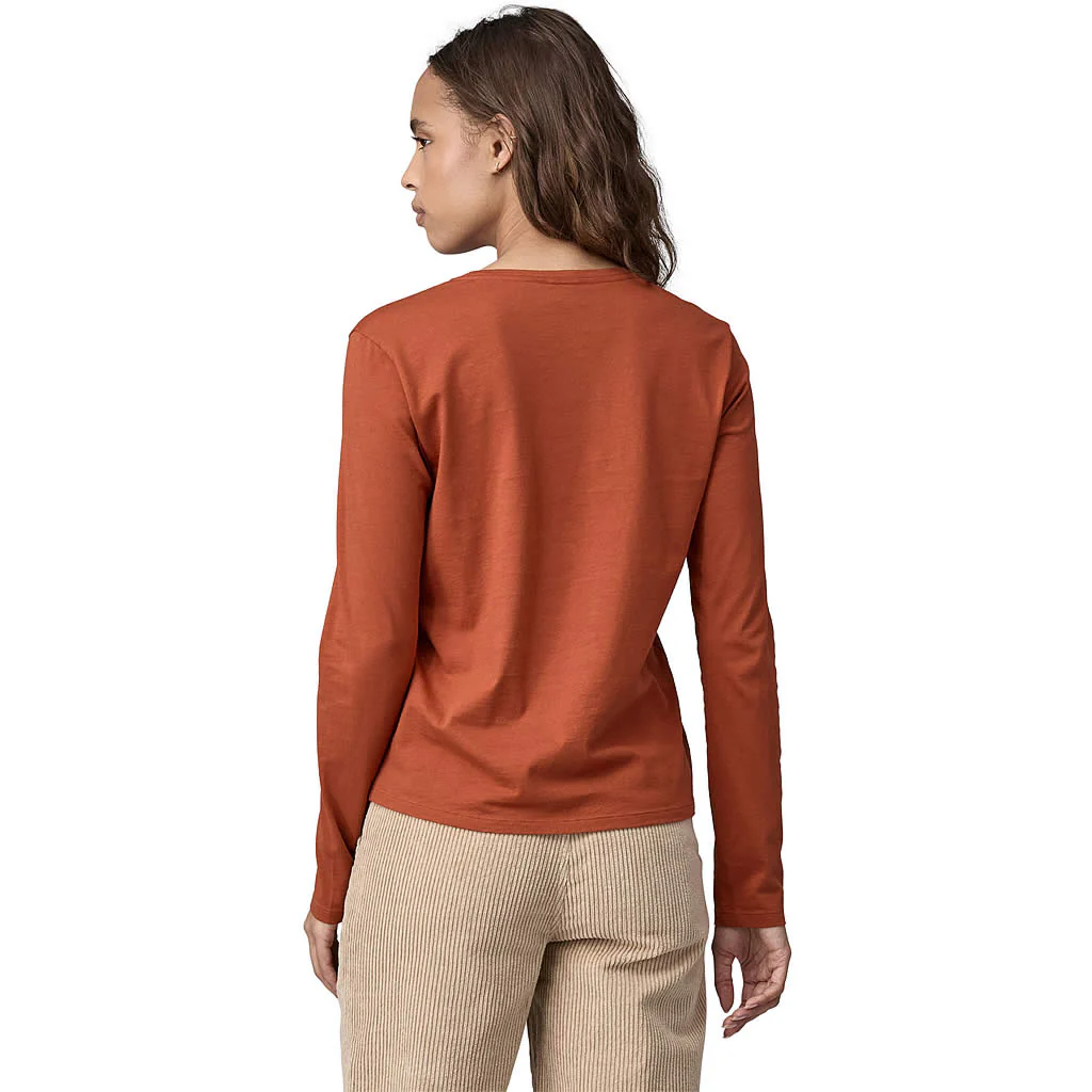 Women's Long-Sleeved Regenerative Organic Certified Cotton Tee - Image 9