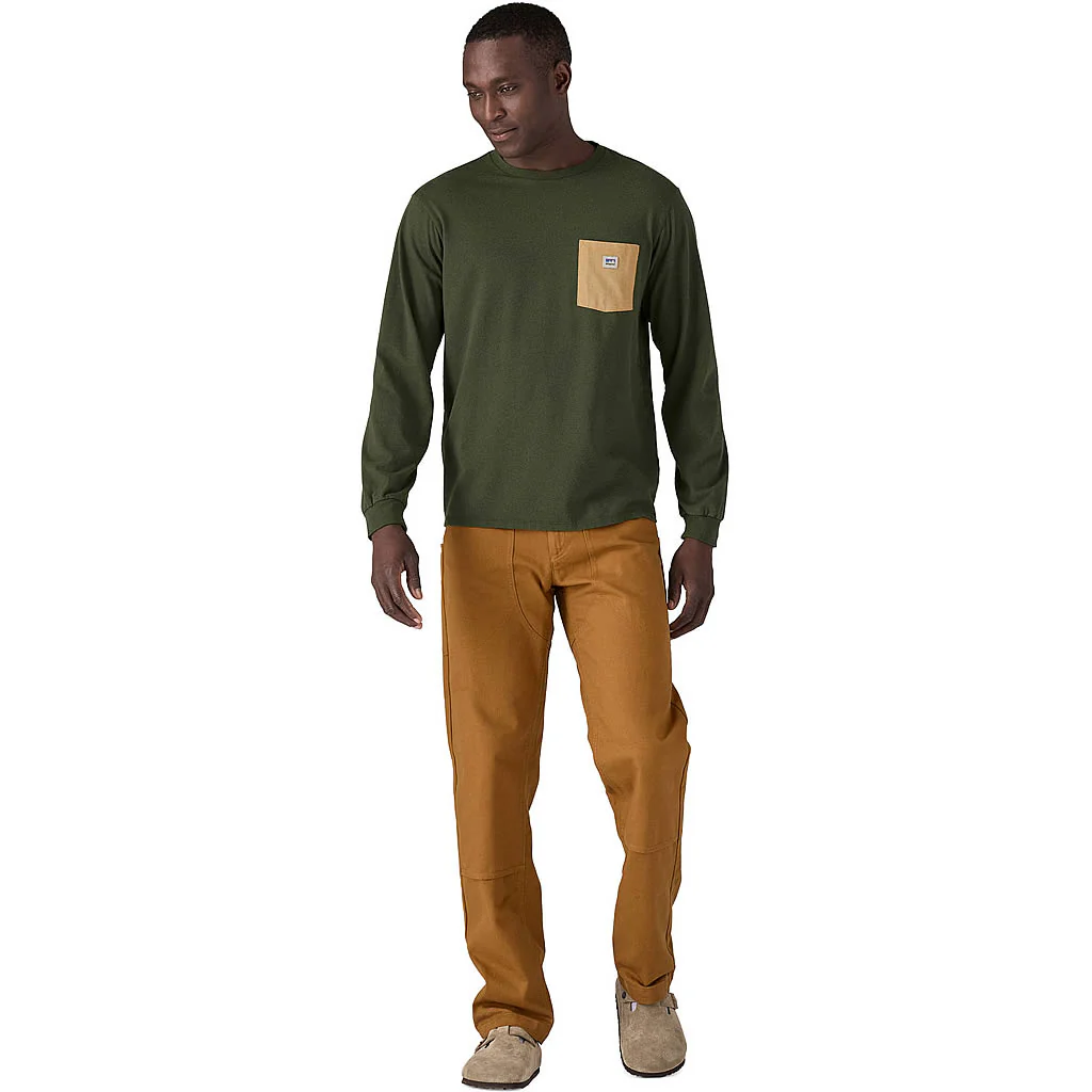 Long-Sleeved Shop Sticker Pocket Responsibili-Tee - Image 9