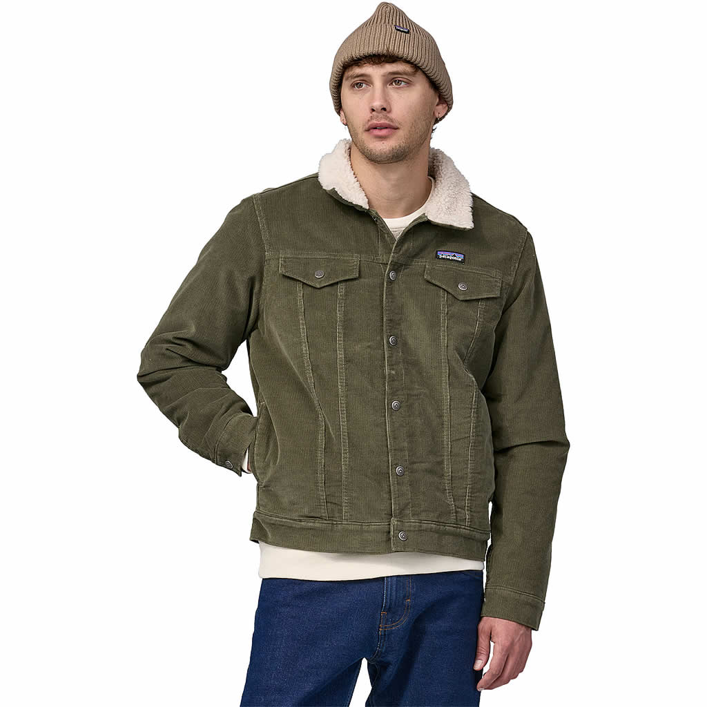 Men's Pile Lined Trucker Jacket - Image 3