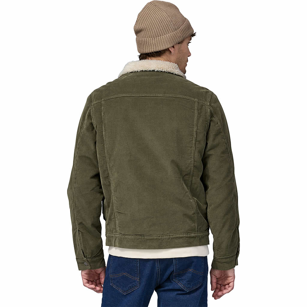 Men's Pile Lined Trucker Jacket - Image 4