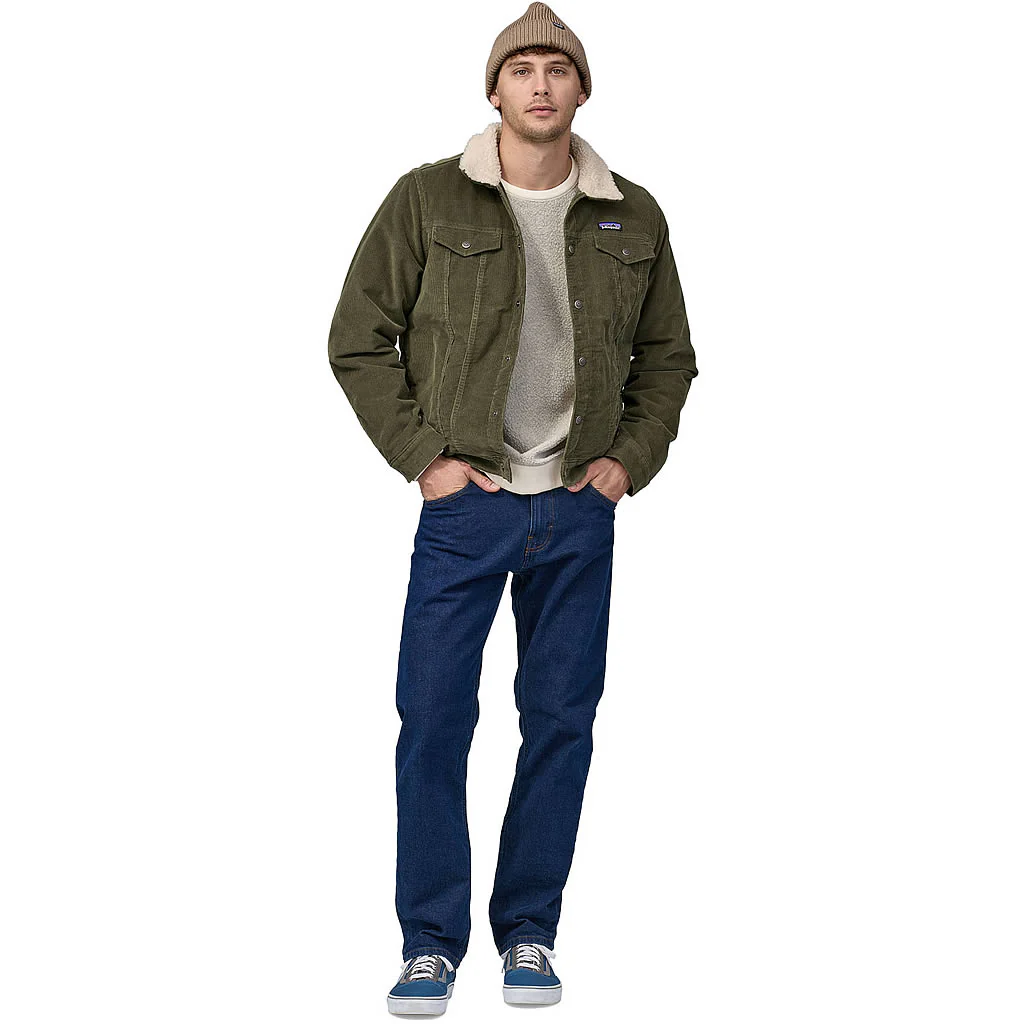 Men's Pile Lined Trucker Jacket - Image 5