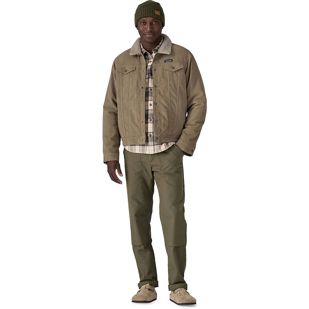 Men's Pile Lined Trucker Jacket - Image 9