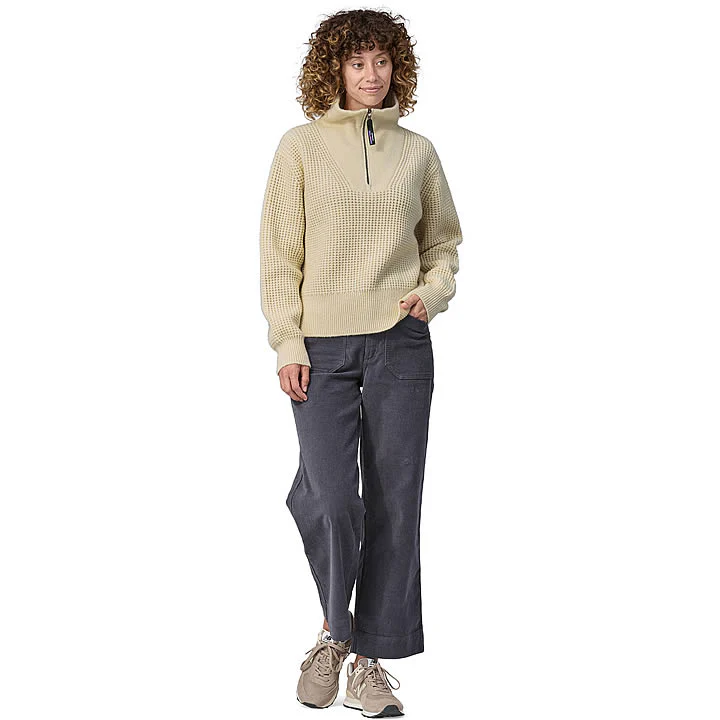 Women's Recycled Wool-Blend 1/4 Zip Sweater - Image 5