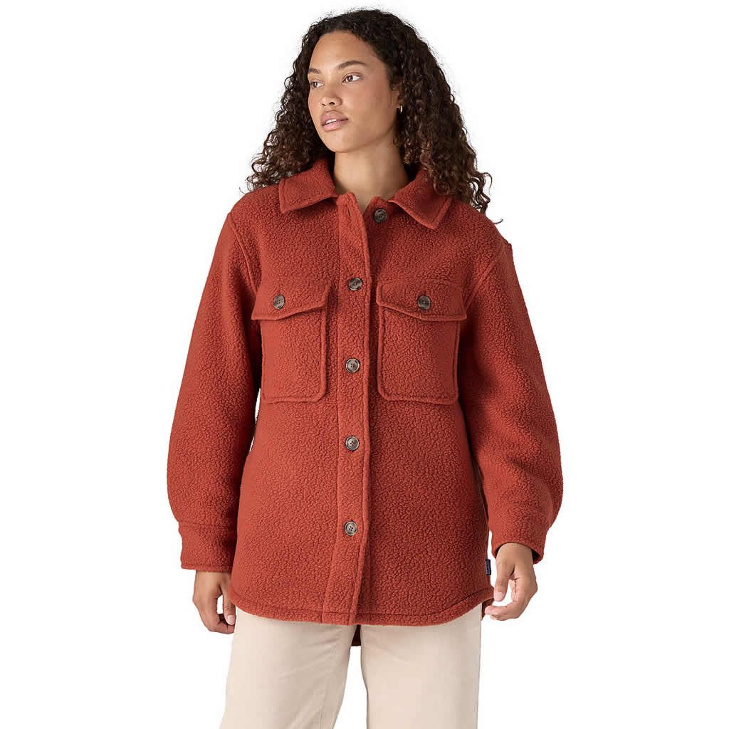 Women's Retro Pile Shacket - Image 4