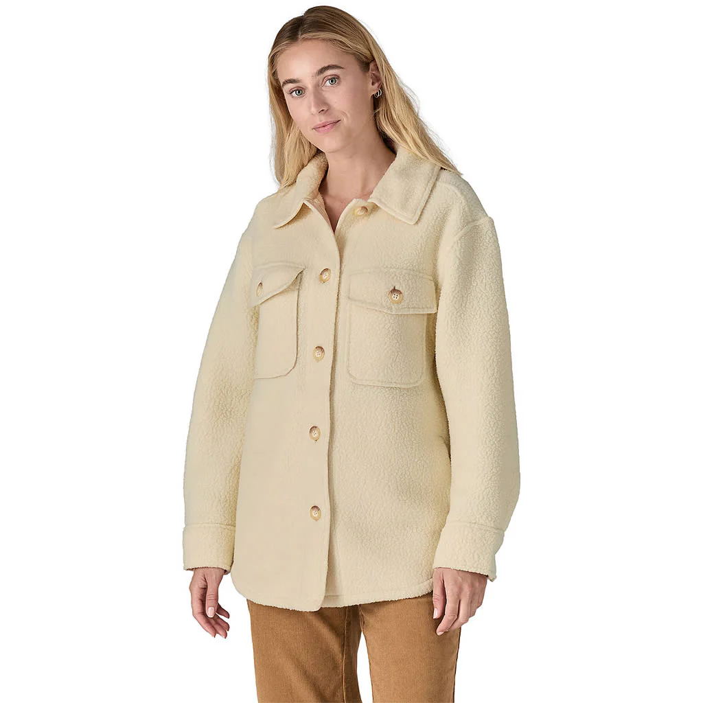 Women's Retro Pile Shacket - Image 7