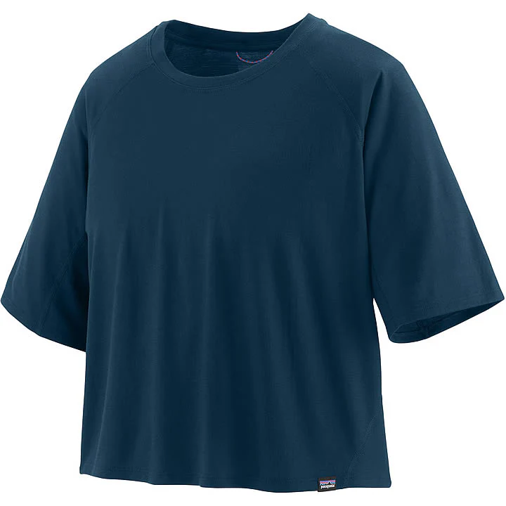 Women's Short-Sleeved Capilene Cool Trail Cropped Shirt - Image 2