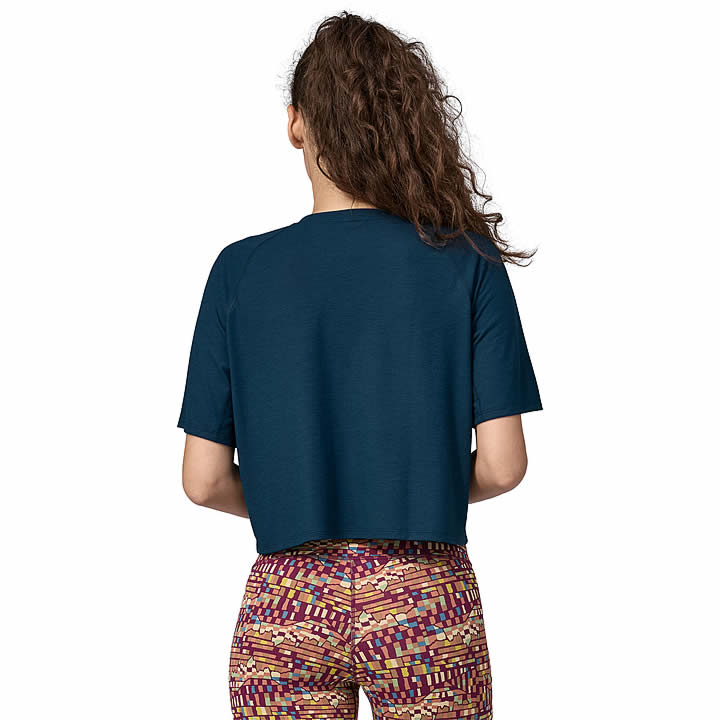 Women's Short-Sleeved Capilene Cool Trail Cropped Shirt - Image 4
