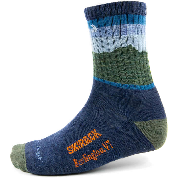Green Mountain Hiker Micro Crew Cushion Sock Unisex - Image 2
