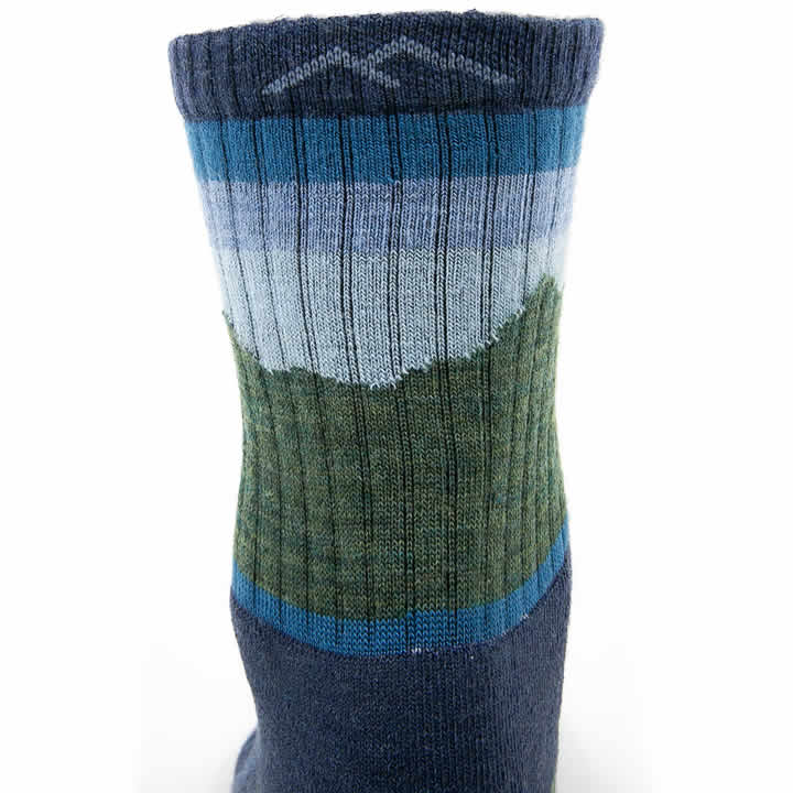 Green Mountain Hiker Micro Crew Cushion Sock Unisex - Image 3