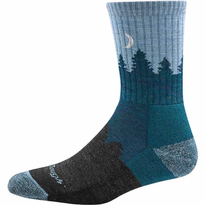 Women's Treeline Micro Crew Midweight Cushion Hiking Sock - Image 3