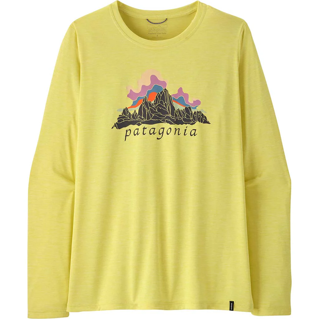 Women's Long-Sleeved Capilene Cool Daily Shirt Fitz Roy Nimbus