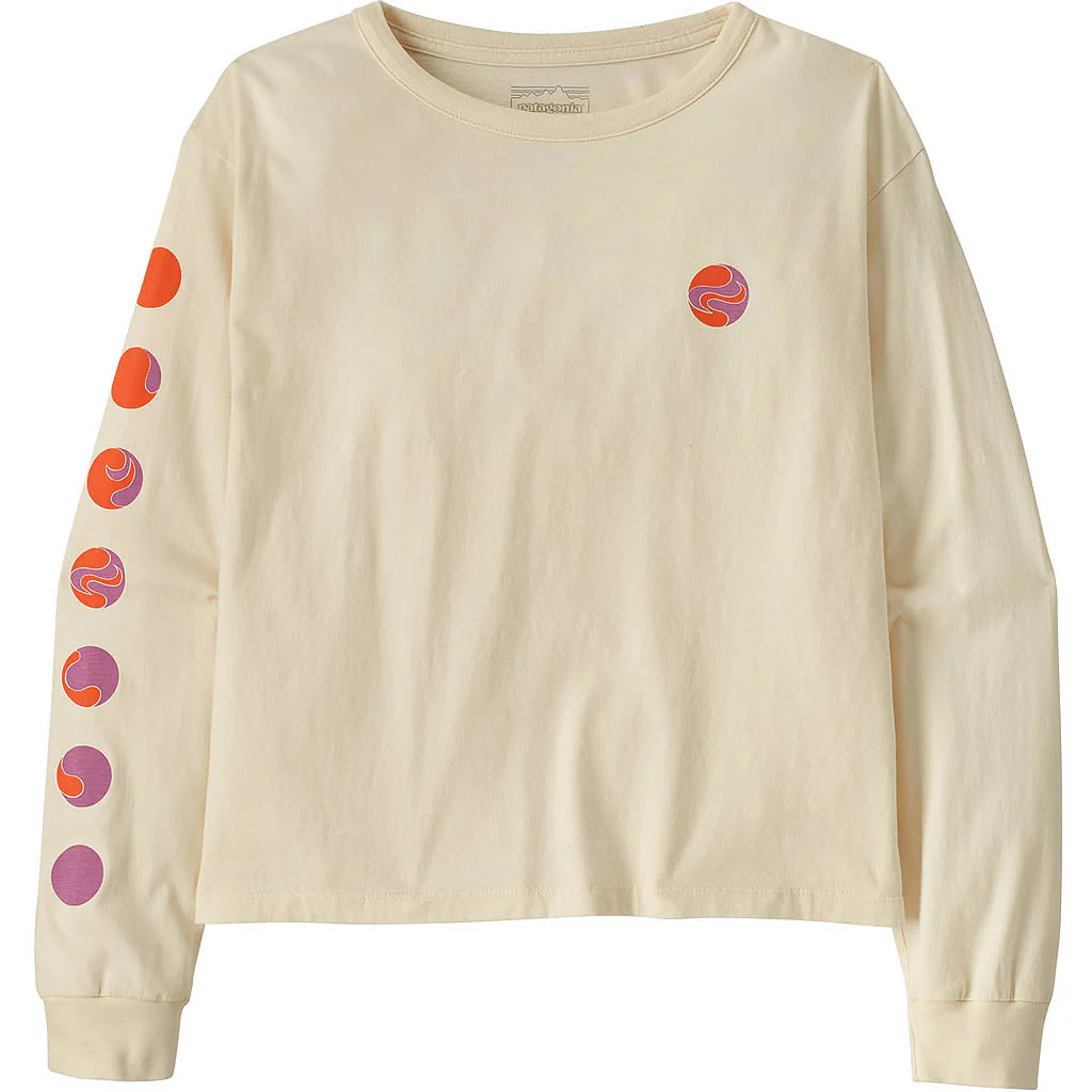 Women's Long-sleeved Earth Flow Easy Cut Organic T-Shirt