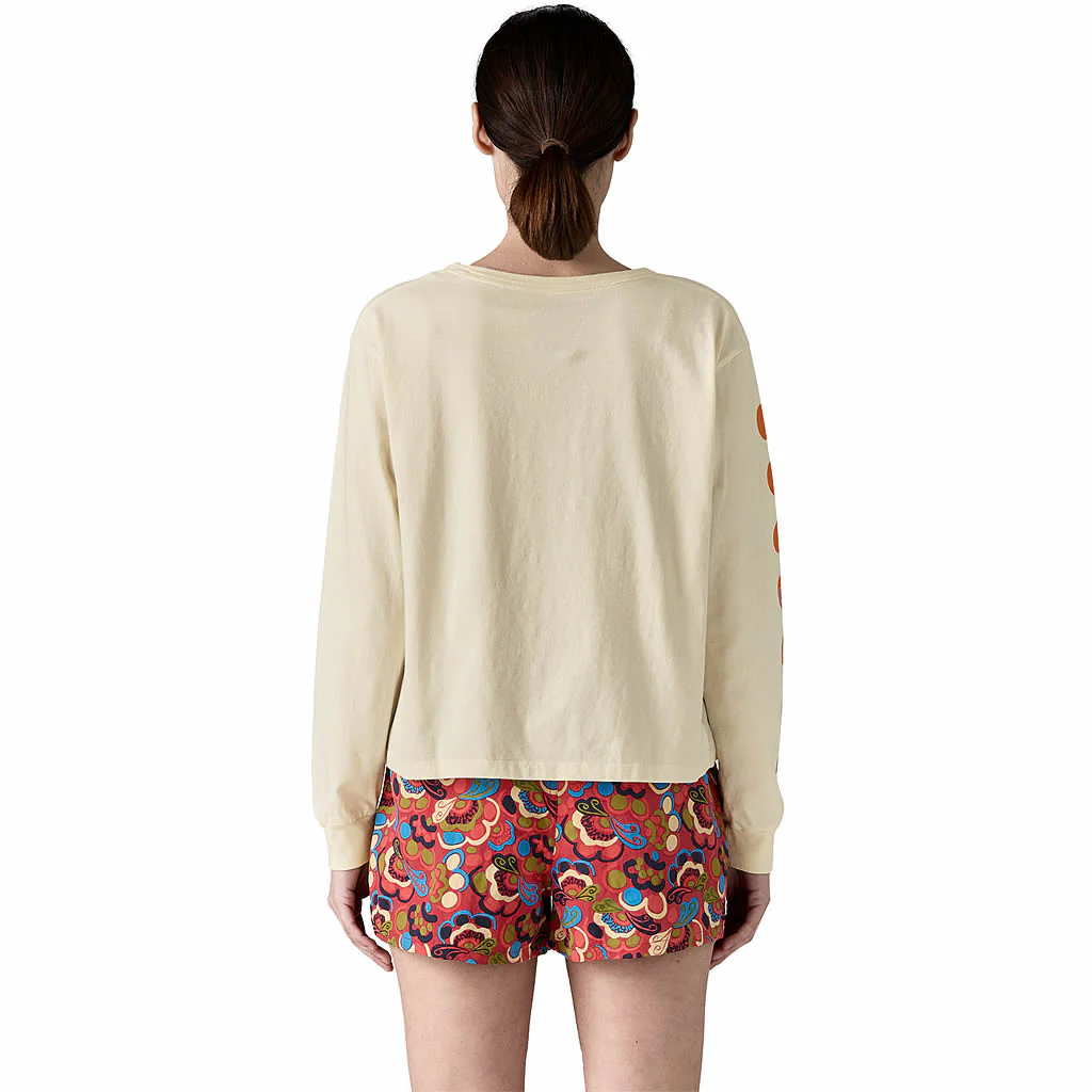 Women's Long-sleeved Earth Flow Easy Cut Organic T-Shirt - Image 3