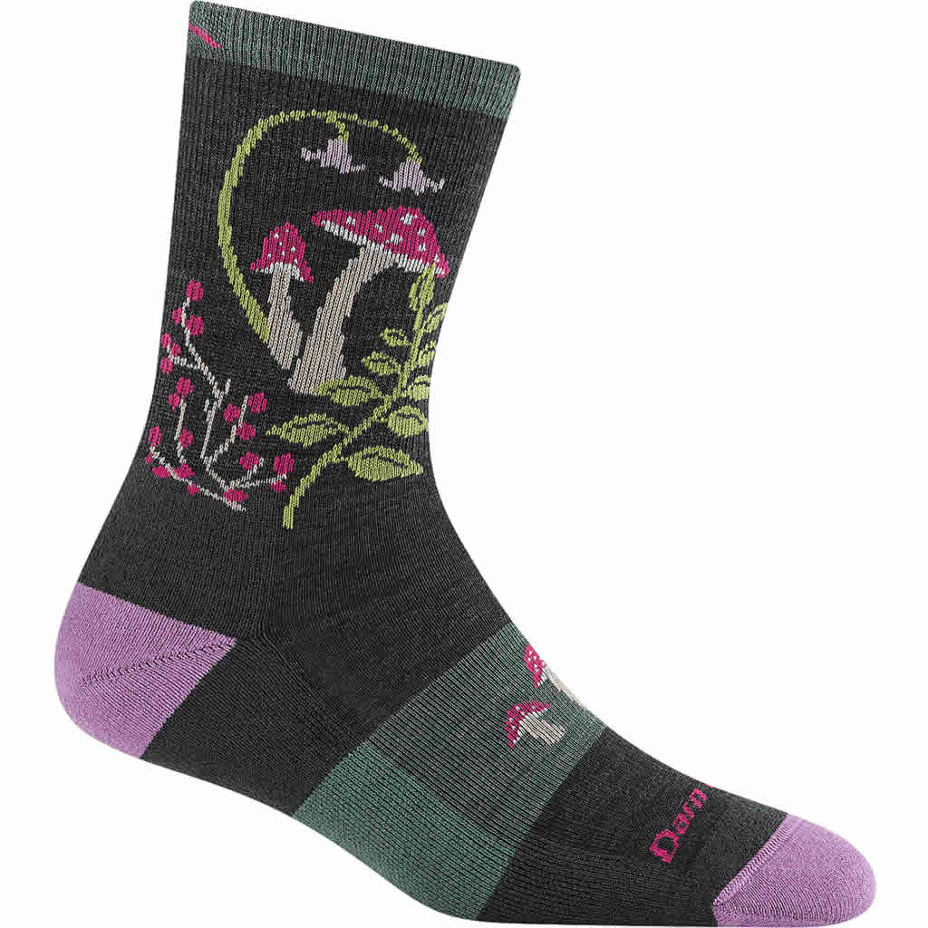 Women's Mellow Mushrooms Micro Crew Lightweight Hiking Socks - Image 4