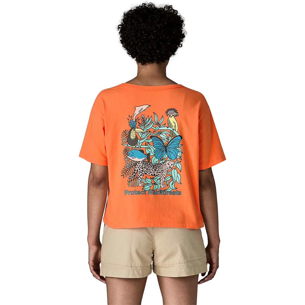 Women's Protect Rainforests Easy Cut T-Shirt - Image 4