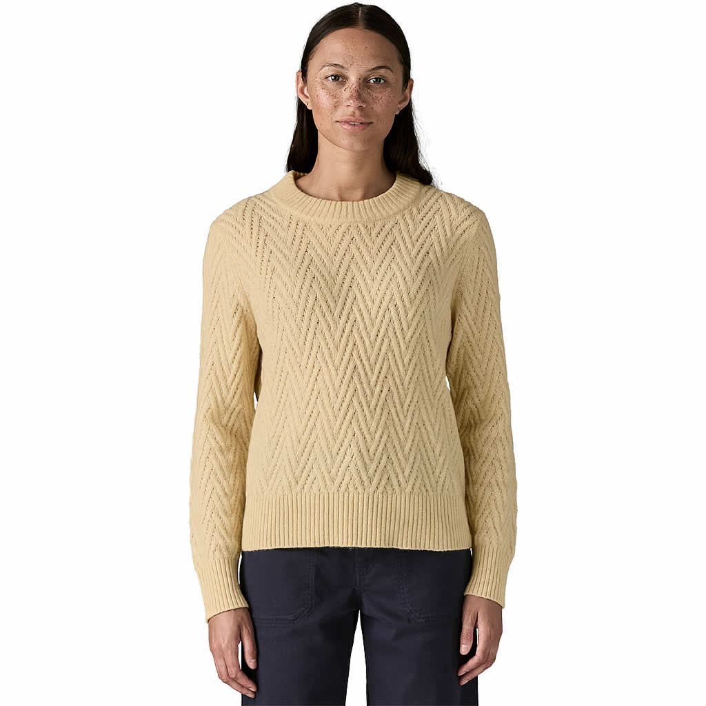 Women's Recycled Wool-Blend Crewneck Sweater - Image 2