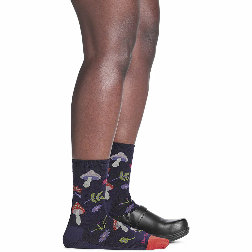 Women's Shroom Bloom Crew Lightweight Lifestyle Socks - Image 3