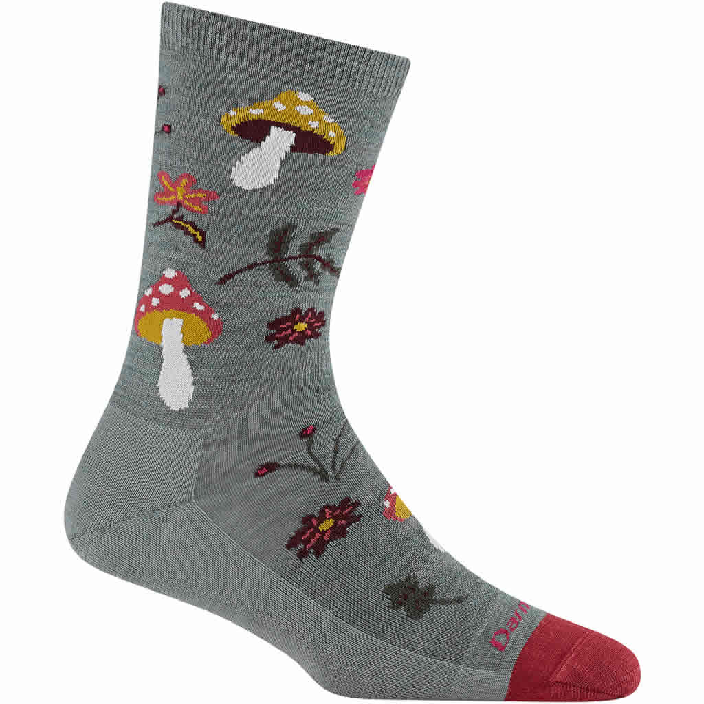 Women's Shroom Bloom Crew Lightweight Lifestyle Socks - Image 4