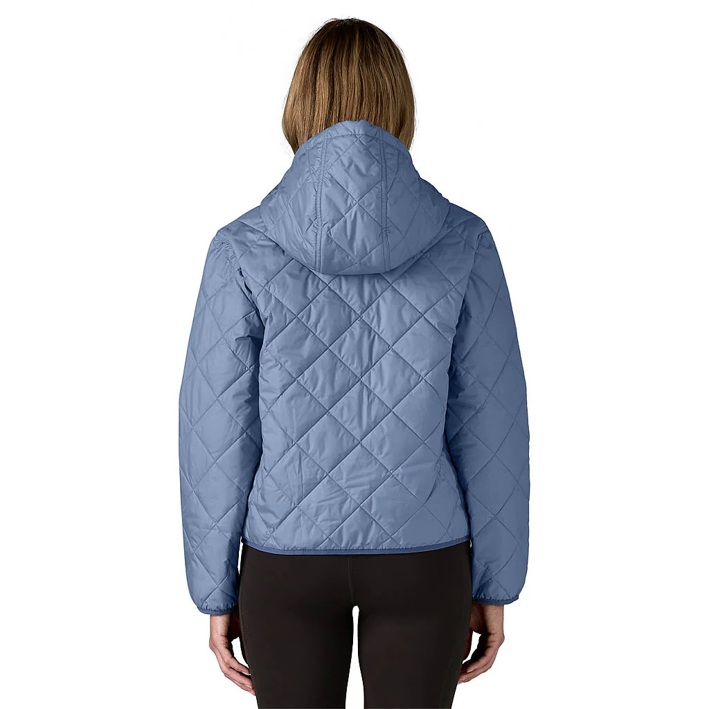 Women's Diamond Quilted Bomber Hoody - Image 7